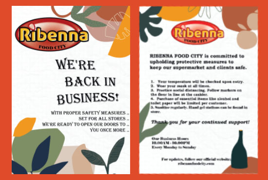 I do unique, minimalist Flyers for your Events & your business.