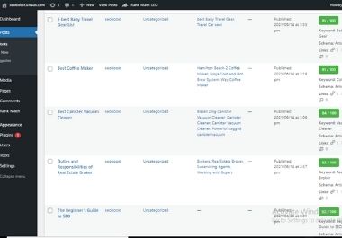 I will do wordpress deep onpage SEO with rank math or yoast
