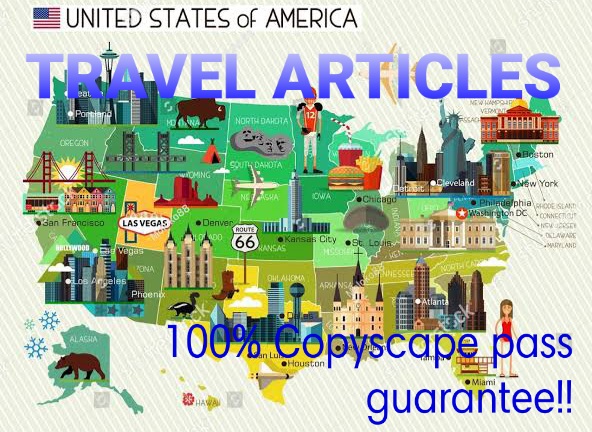 I Write a Travel Article of 1000++ words or Blog post for targeted audience