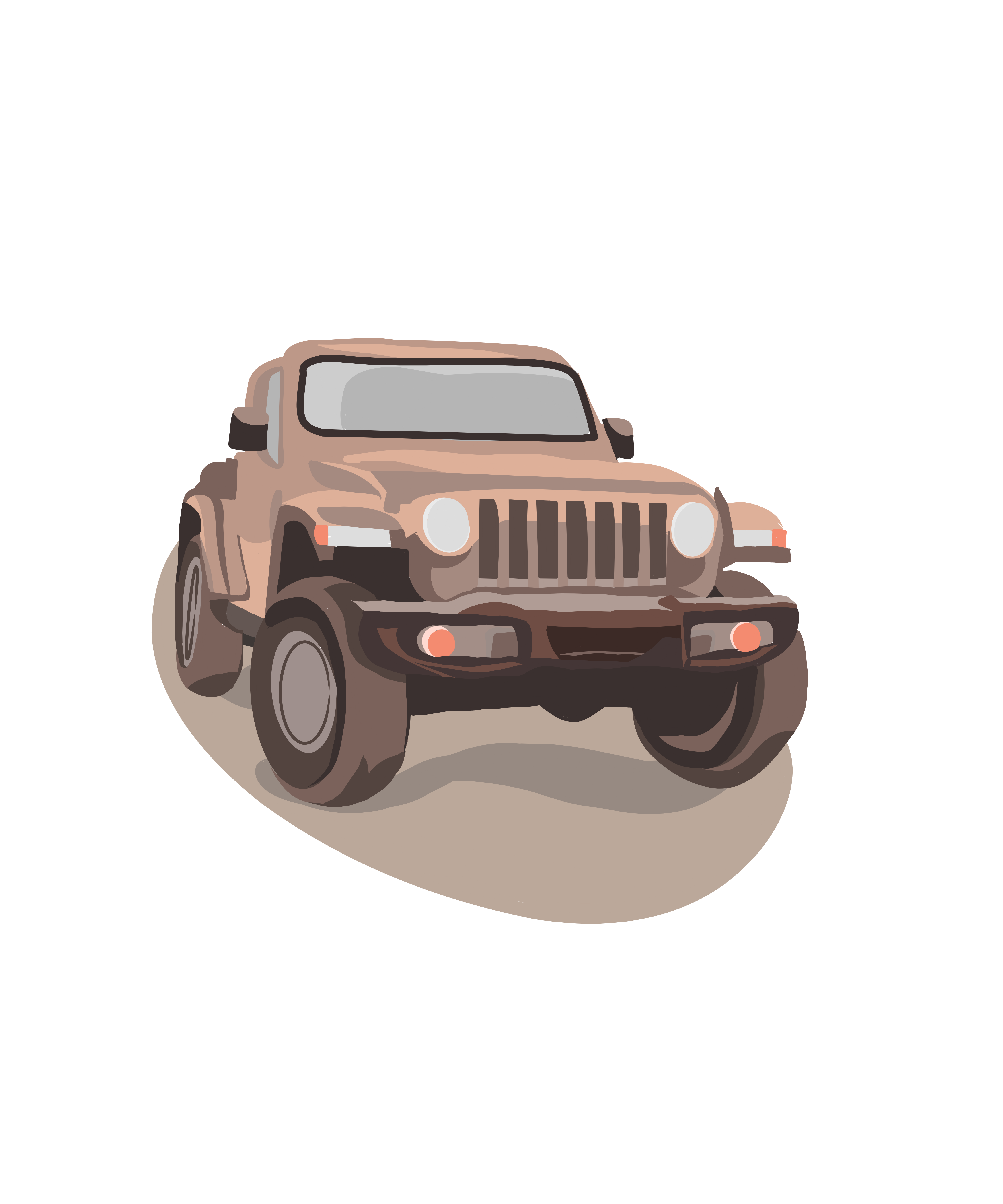 Any illustration image with autistic view