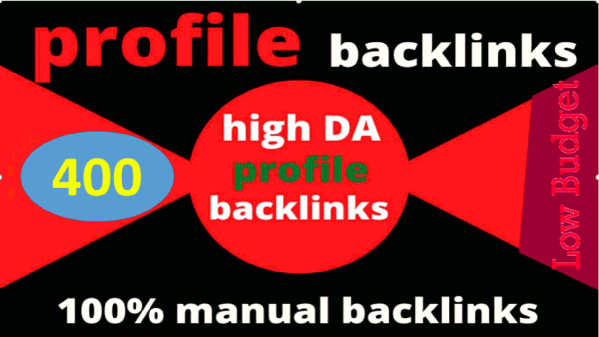 I will Build 90+ DR/PR 400+ Profile backlinks for rank on google increase traffic