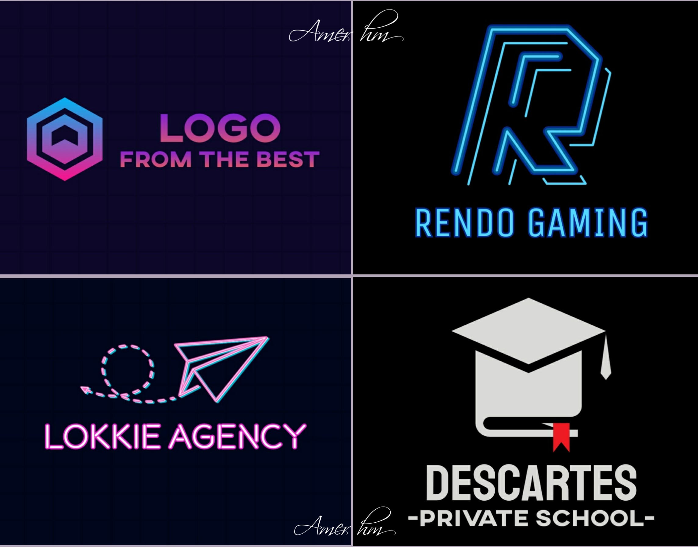 I will make 3 professional logos for you in 10 hours of all types