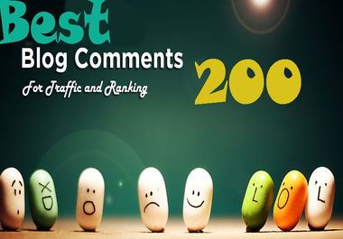  I will create 200 blog comments link building SEO service dofollow backlinks