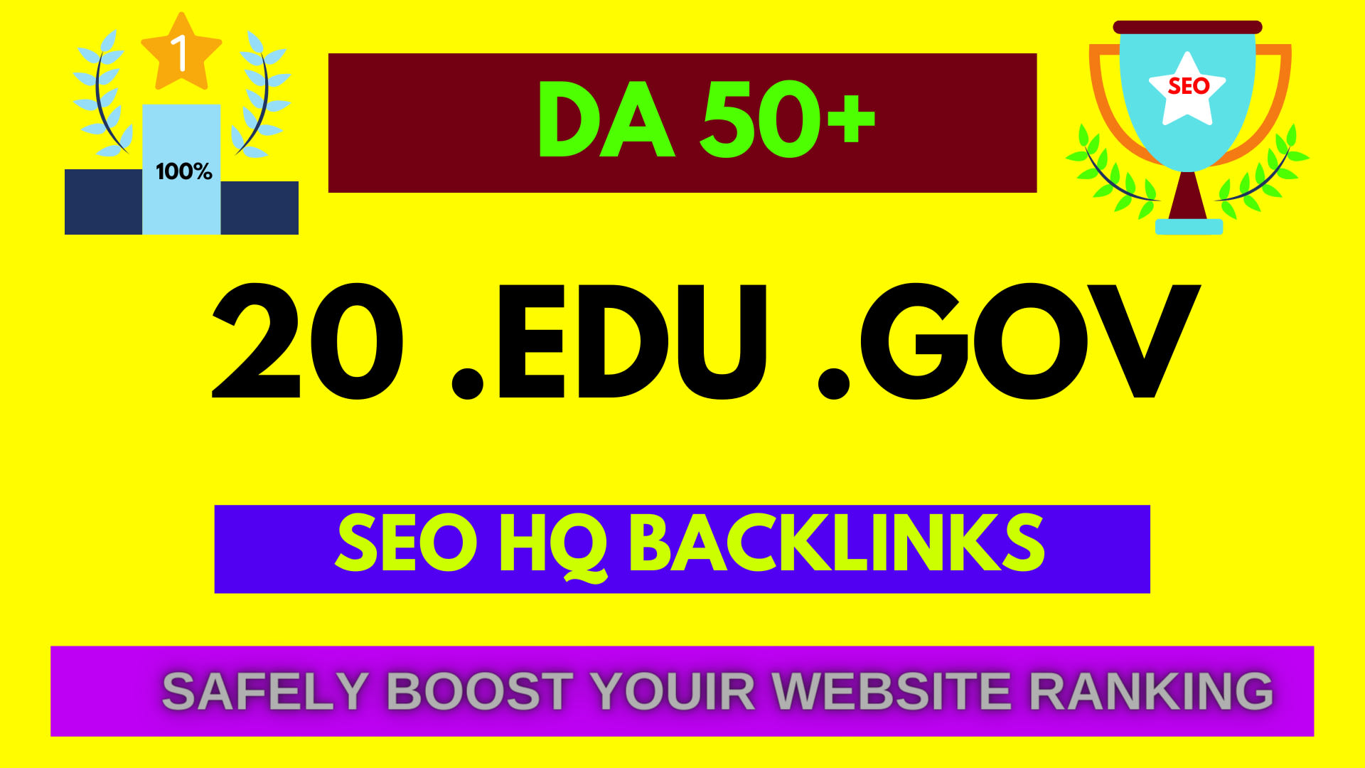 Manual 20 edu high da powerful premium backlinks