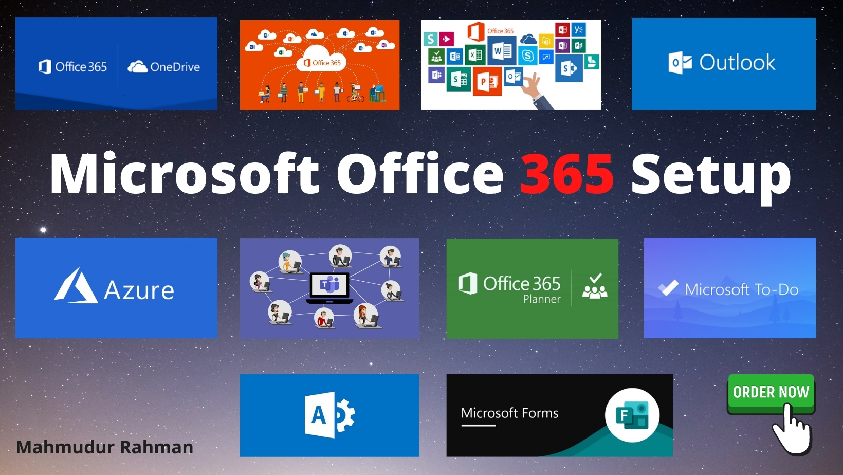 I will setup Microsoft Office 365, Exchange online, Microsoft teams