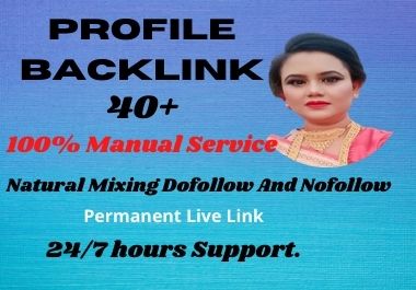 20 profile backlink High permanent backlinks