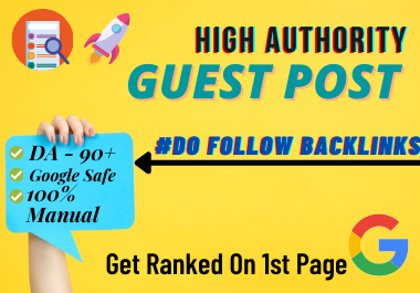 Write and publish 20+Guest Post High Authority websit...