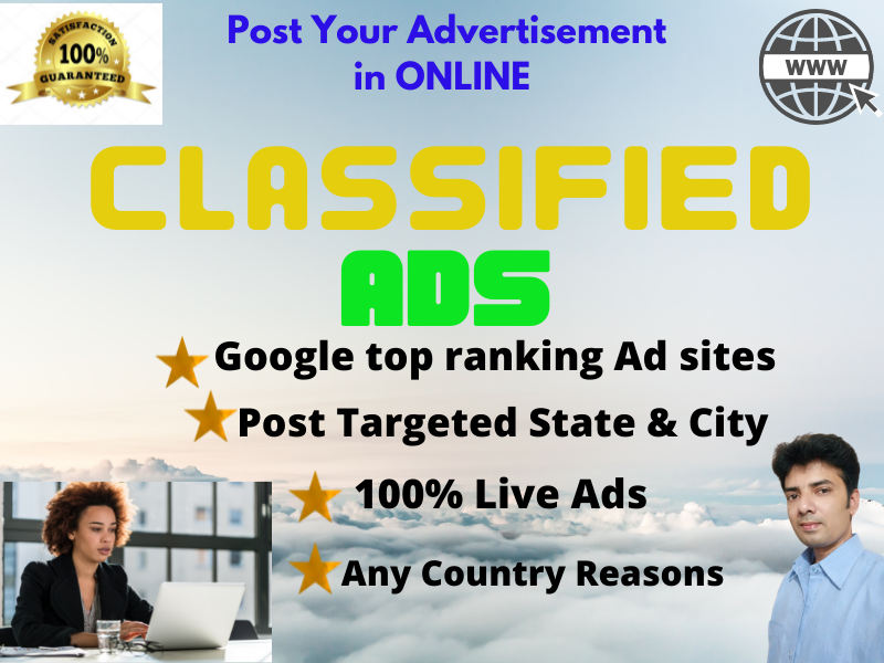 I will Post Your Ad 40 Top High Authority Classified ...