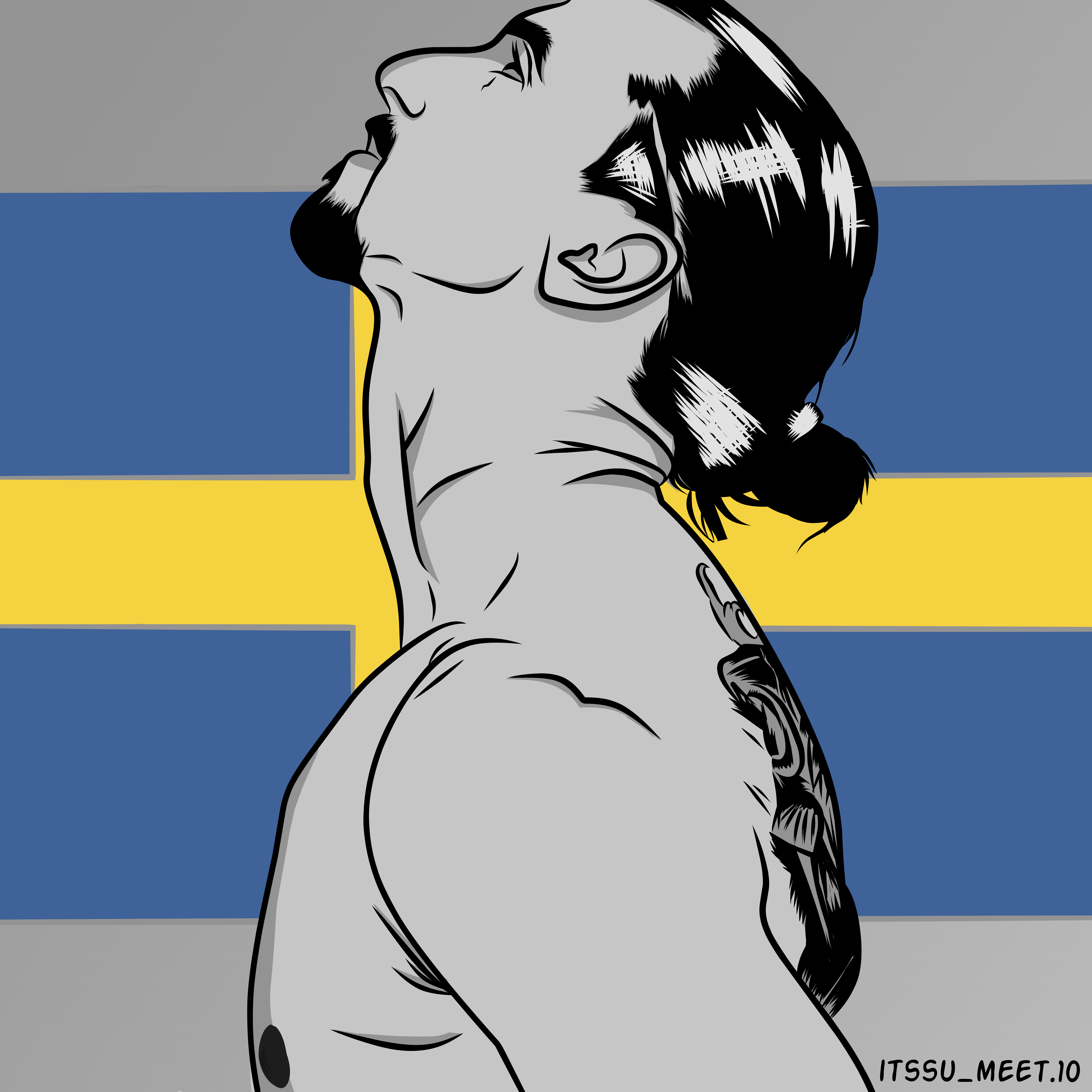 The Zlatan Ibrahimovic digital art by @itssu_meet.10