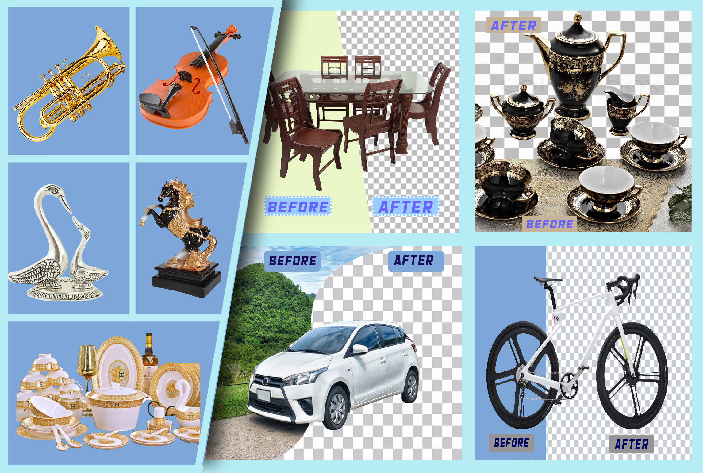 I will do background remove,change background and clipping path service