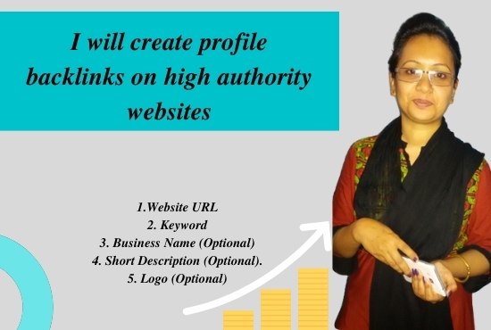 I will do 100 manual high domain authority SEO profile backlinks