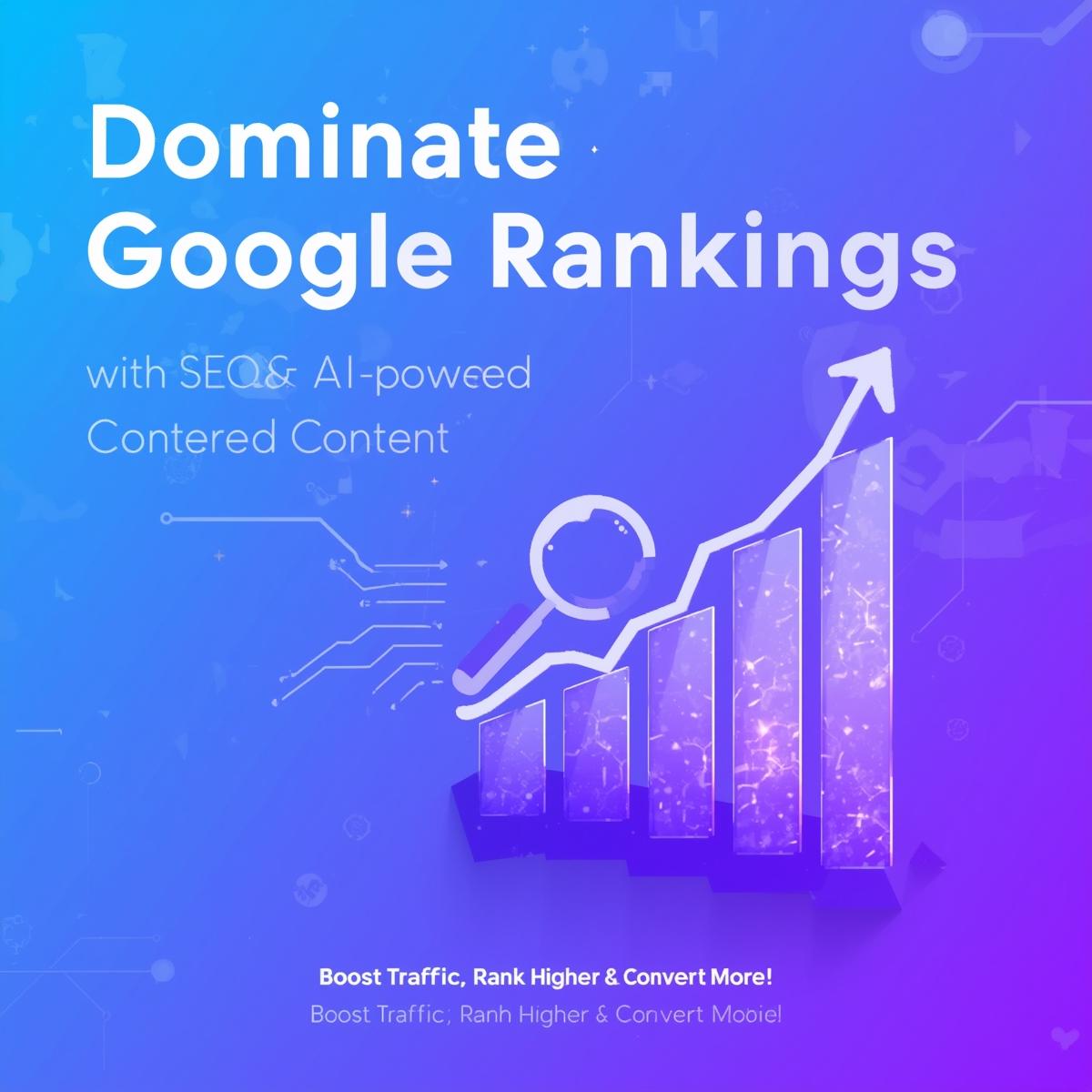 Dominate Google Rank With SEO & AI-Powered Content
