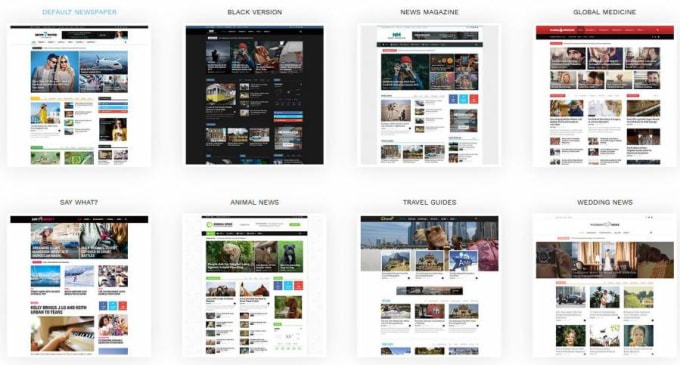 I will create magazine website by newspaper wordpress theme
