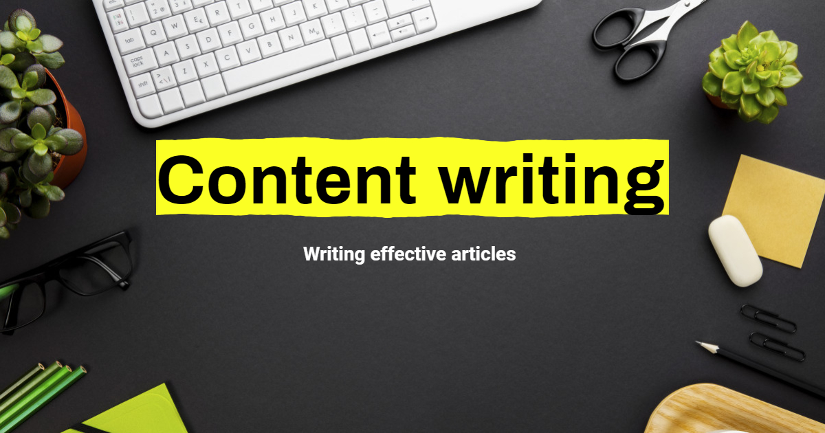 Writing your contents within a day