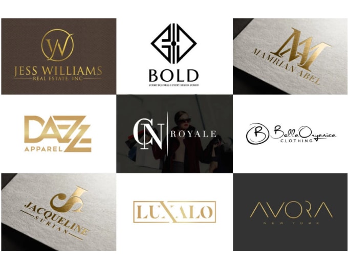 i will design modern luxury logos for your businesses