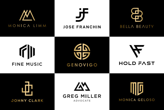 i will design modern luxury logos for your businesses
