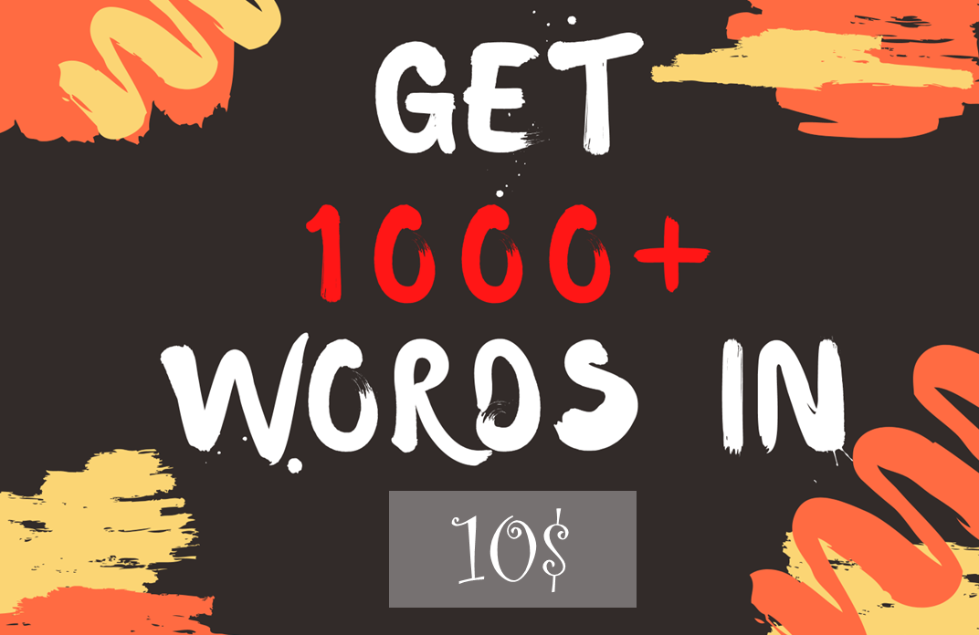 1000+ Words Of SEO Content, Article Or Blog Post - Writing Articles 