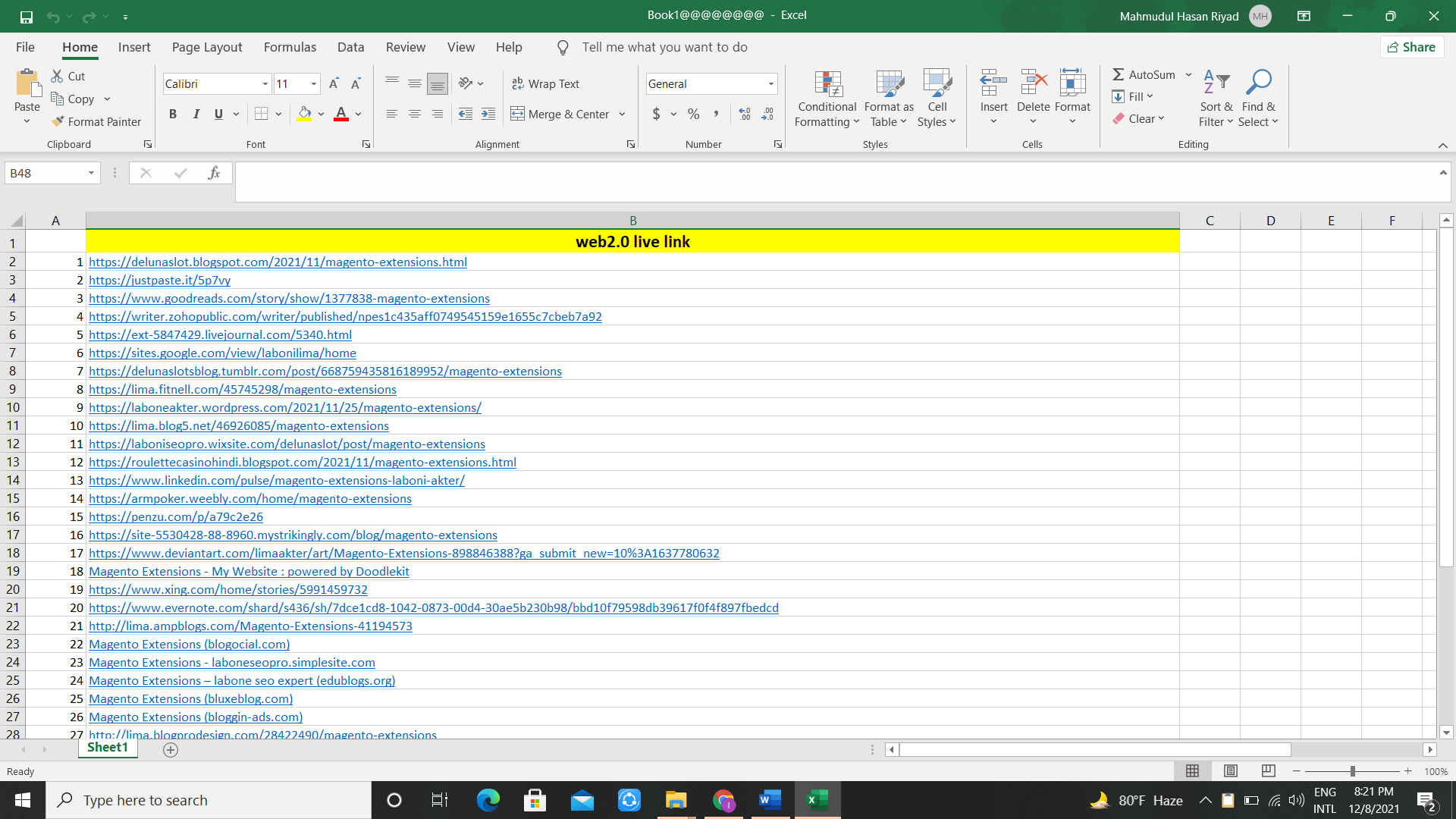 I'll build 30 Web 2 0 Backlinks to rank up your website on search engine