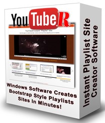 YouTubeR Playlist CreatorUsing this new software, you can now create killer looking YouTube Playlist