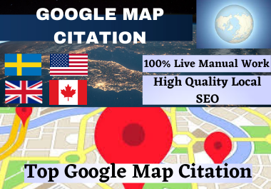 1500 Google Map Citations High Authority Website Directory Submission Local Listing