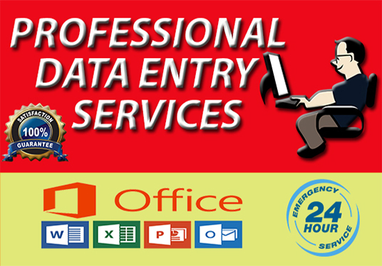 I will do data entry, data collection, excel or wor...