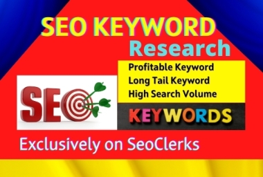 Profitable SEO Keyword Research and Competitor analysis