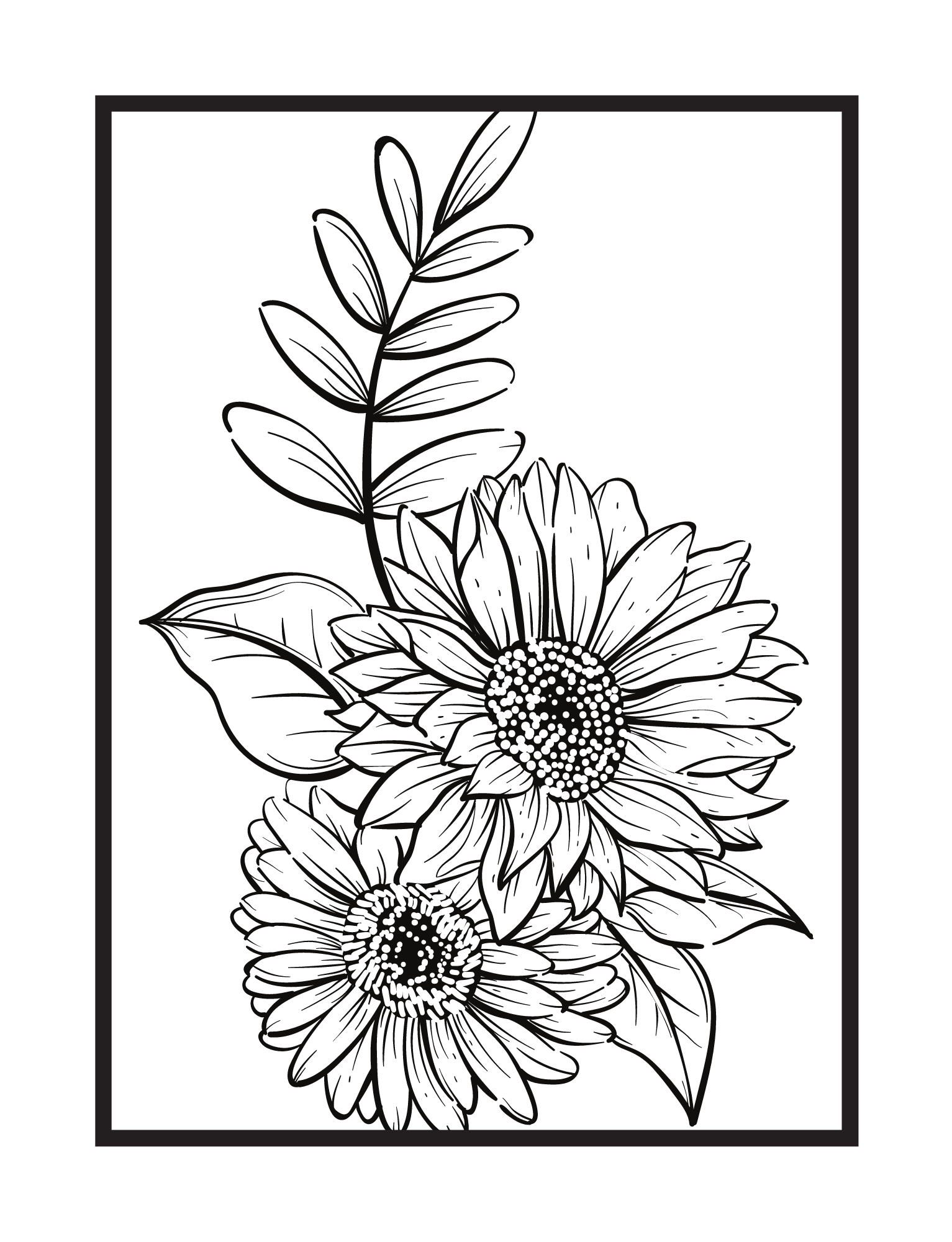 I WILL CREATE UNIQUE AND BEAUTIFUL COLORING PAGES FOR KIDS AND ADULTS 