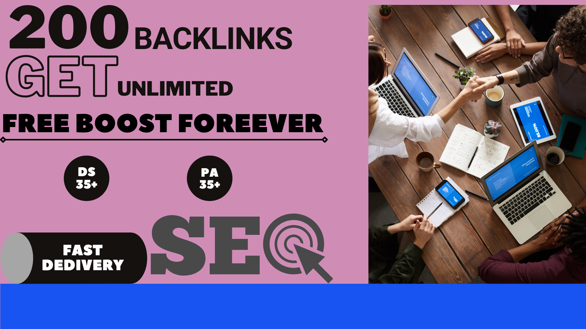 Get 100 Web 2.0 Relevant Backlinks, fast indexing.