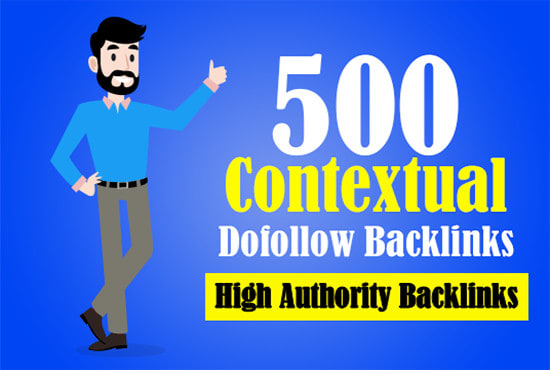 I will create 500 high-quality contextual, profile, SEO do-follow backlinks with excel file Report