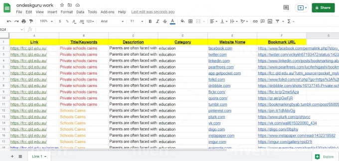 I will do high quality social bookmarks SEO backlinks for google ranking
