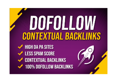 Boost your ranking with 50 High quality Dofollow Backlinks