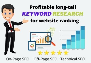 I will do Profitable long-tail keyword research for website for Google ranking.