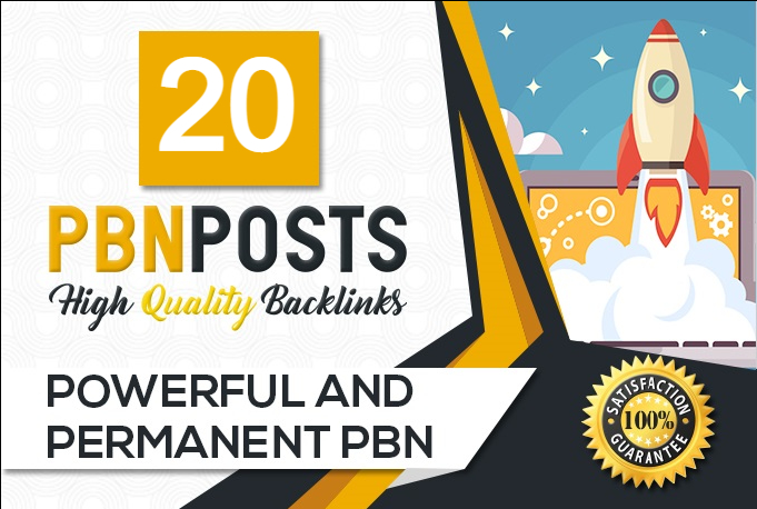 Build 20 High DA DR Homepage Dofollow PBN Backlinks