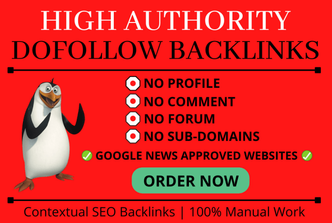 build SEO backlinks via high authority dofollow link building method