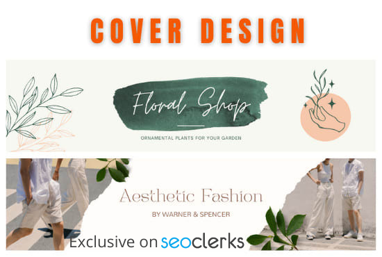 I will design a professional Esty banner with a matching icon