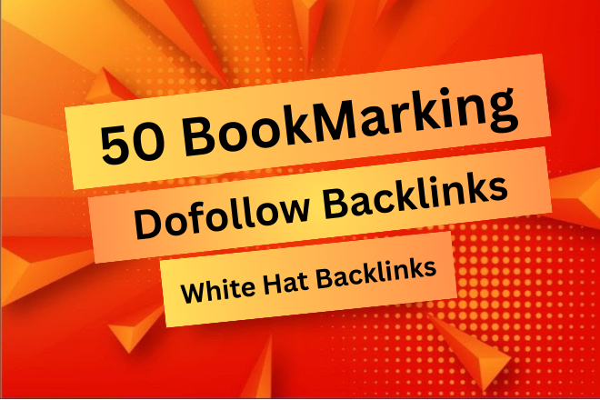 I will Do Dofollow 50 Bookmarking In High DA Backlink...