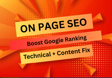 I Will Do On Page SEO Optimization for Better Google Ranking