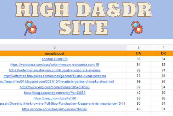 I will build web 2.0 backlinks manually