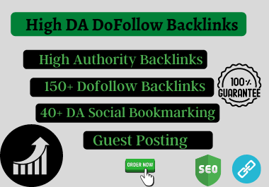 I will do high DA SEO do-follow backlink manually and google ranking