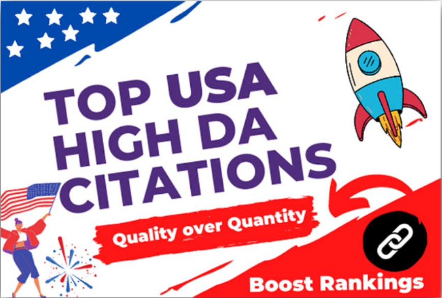 I will do 100 USA local citations for top ranking for local seo business.