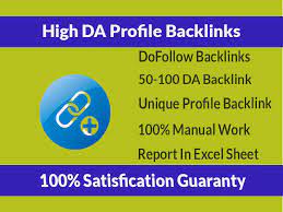 Manually Built 50 Dofollow Profile Backlinks