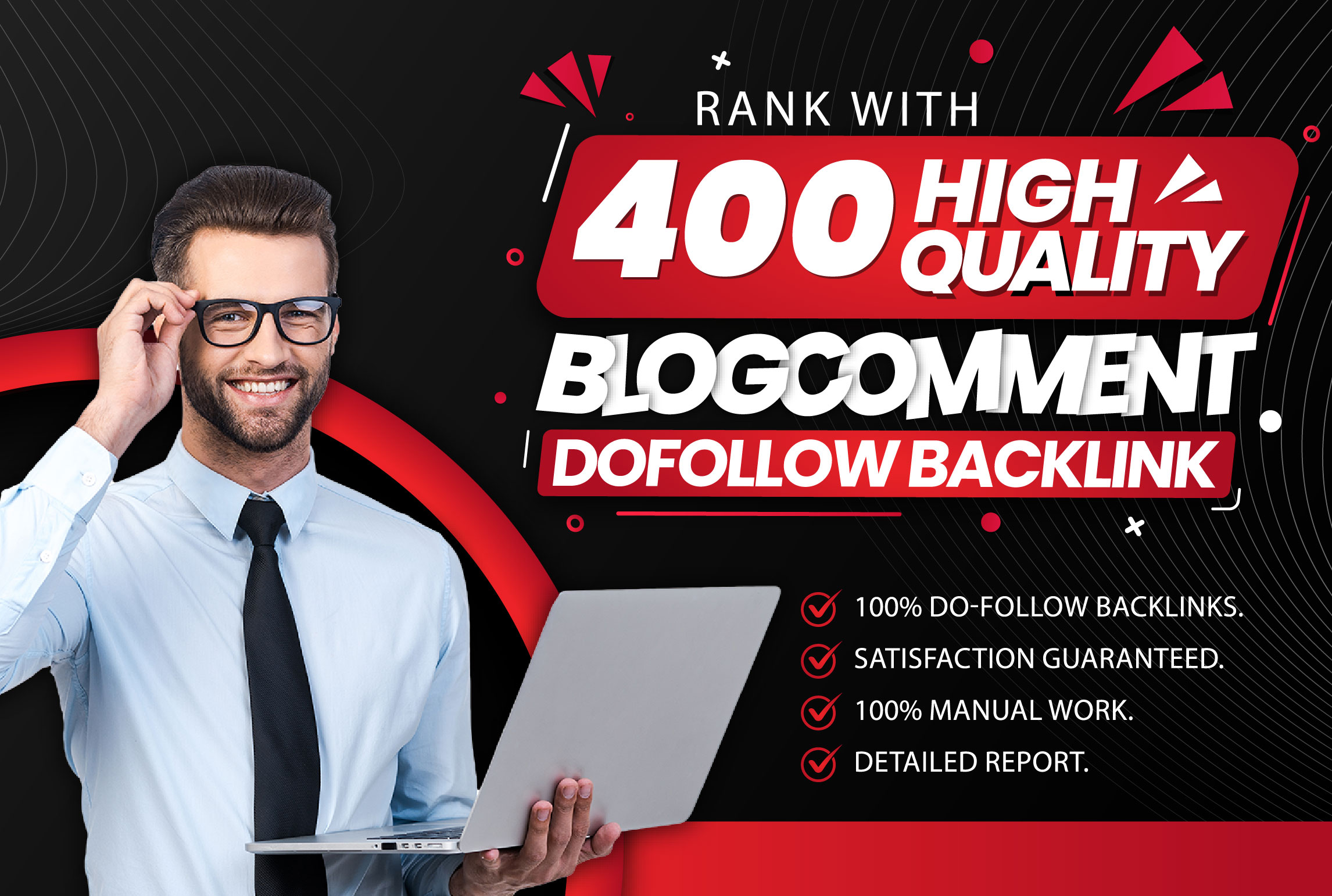 I will provide 400 high quality blog comment SEO backlinks