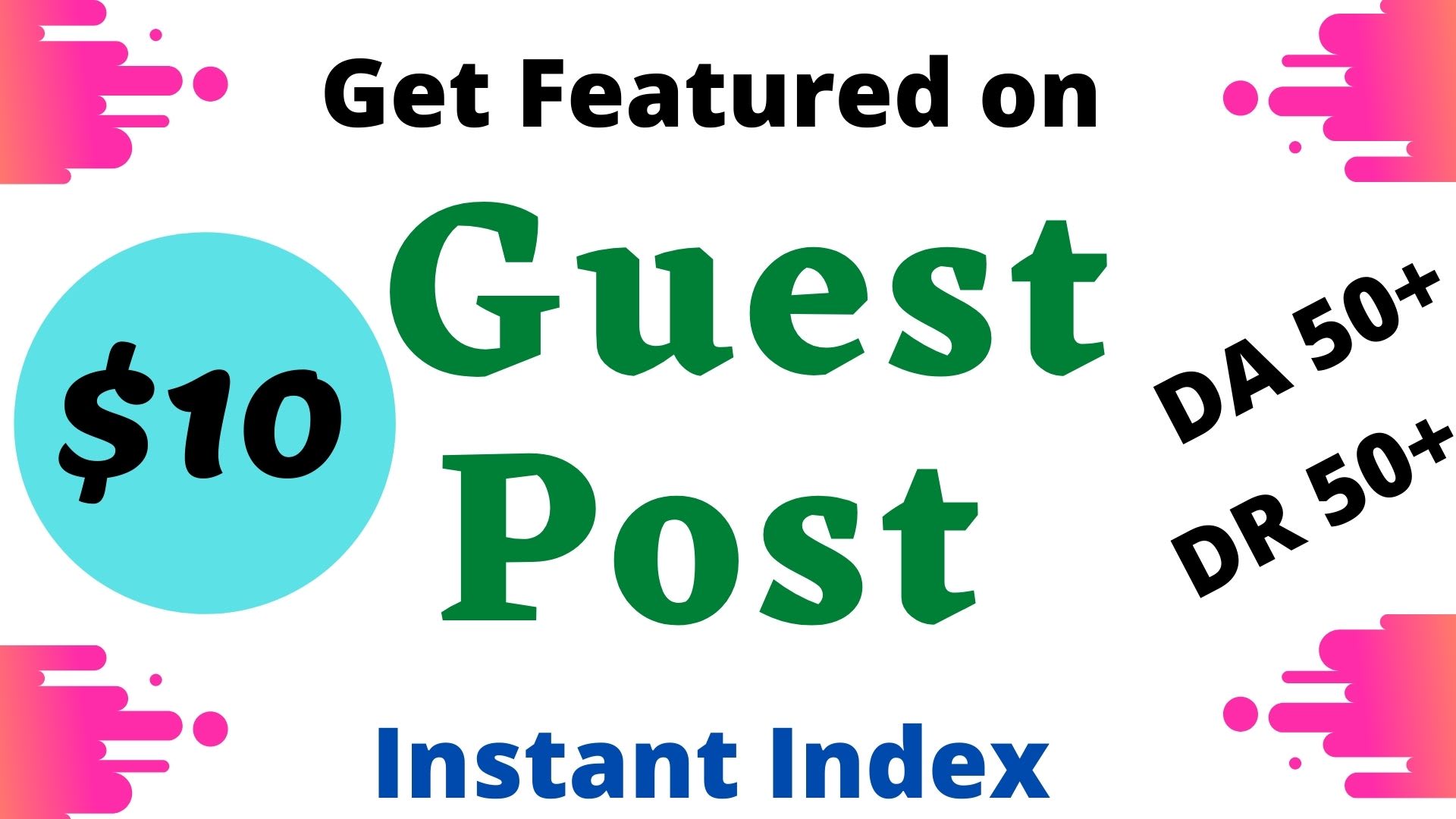 I will provide guest post on high da website with real traffic