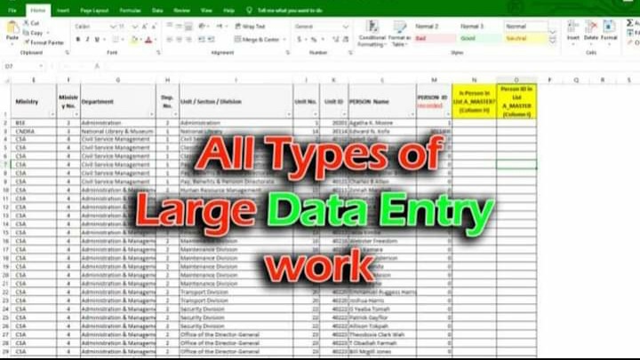 Hi We are Experience Data entry .we done work in timely and currently 