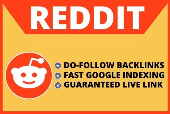 I will provide 12 High-Quality Backlink from Reddit g...