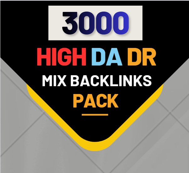 I will do 3000 High DA Diversified Mix Backlinks for SEO success