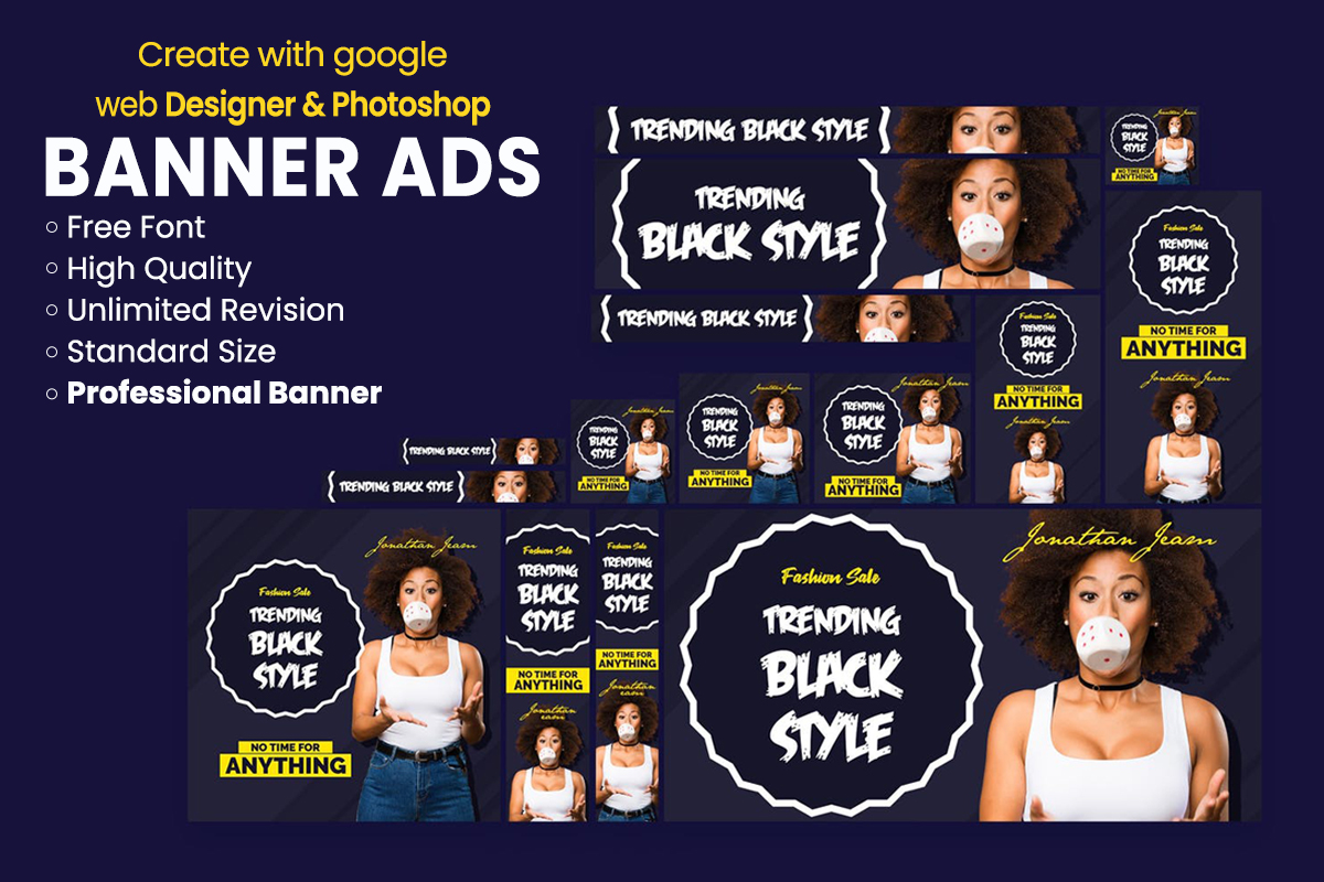 Design professional web banner ads, google banner ad...