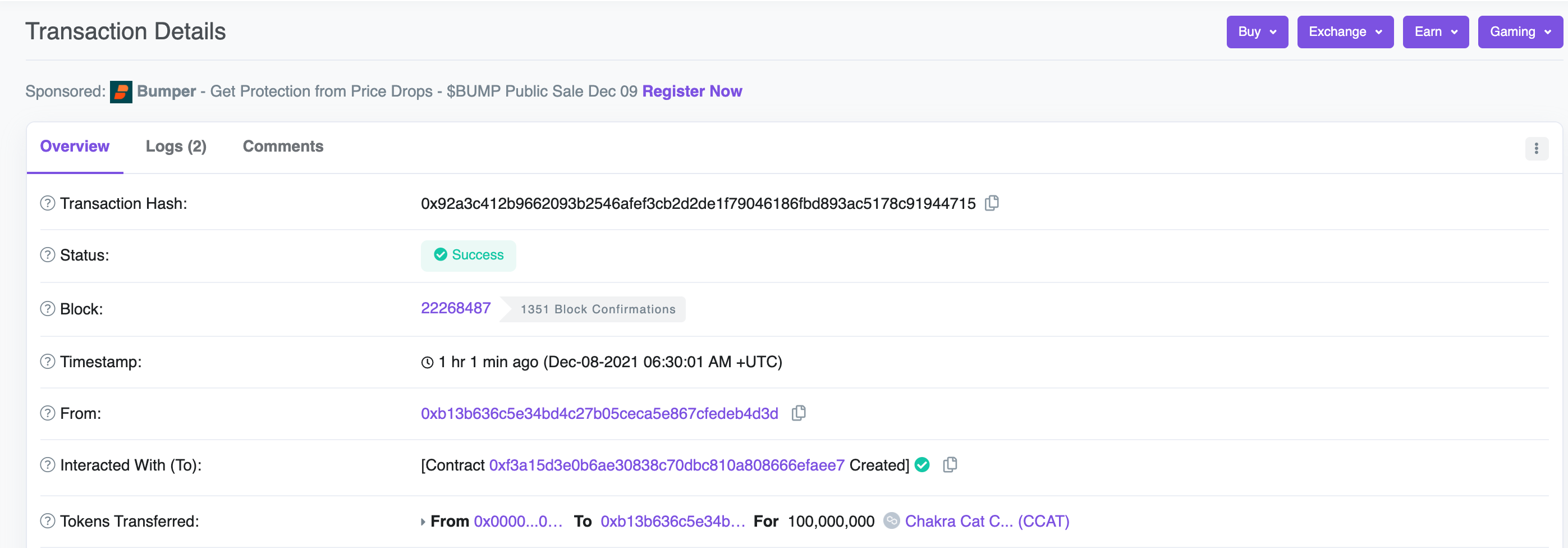 I will create a top level token on ethereum, binance and polygon blockchain