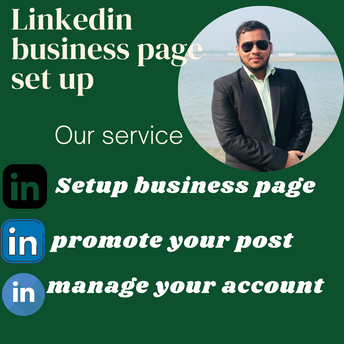 I will profitably promote on linkedin ,increase followers and manage