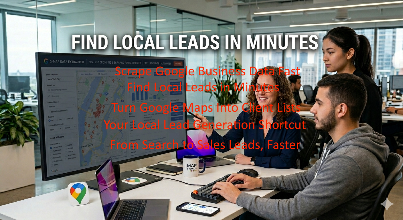 Business Scraper software for fast grow, scrap business info from google maps